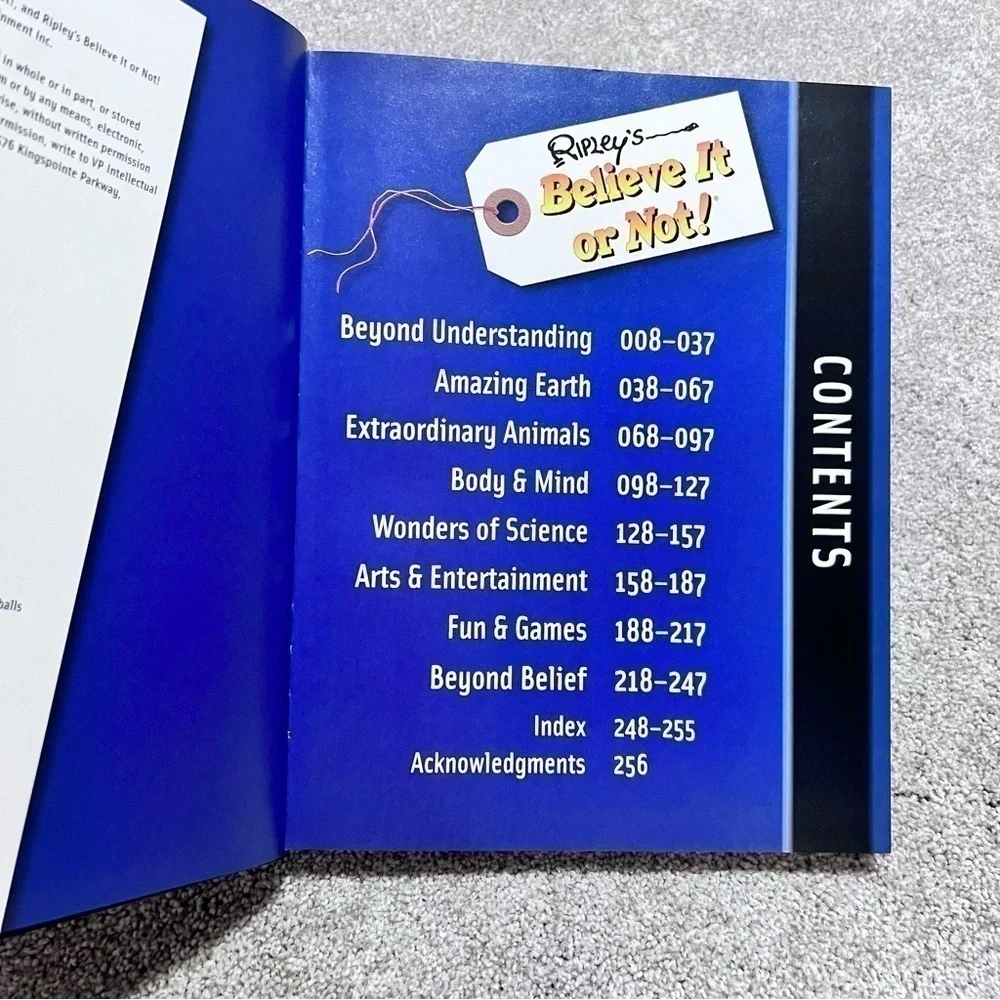 Ripley’s Believe It or Not hardback book 2004